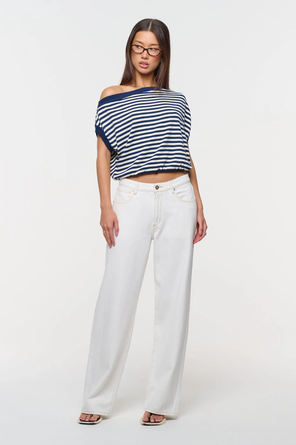 95 MID BAGGY PORCELAIN RECYCLED JEANS