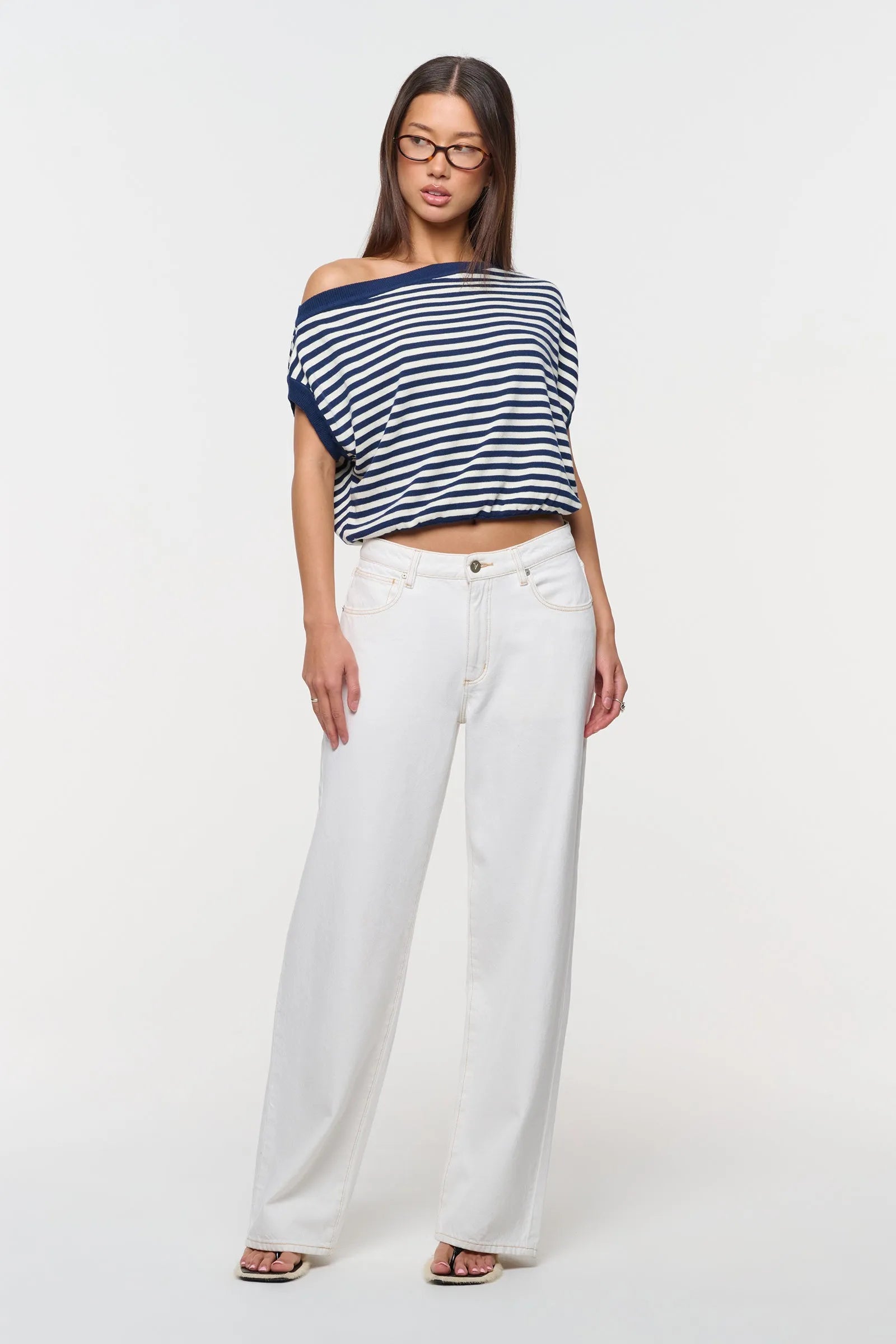 95 MID BAGGY PORCELAIN RECYCLED JEANS
