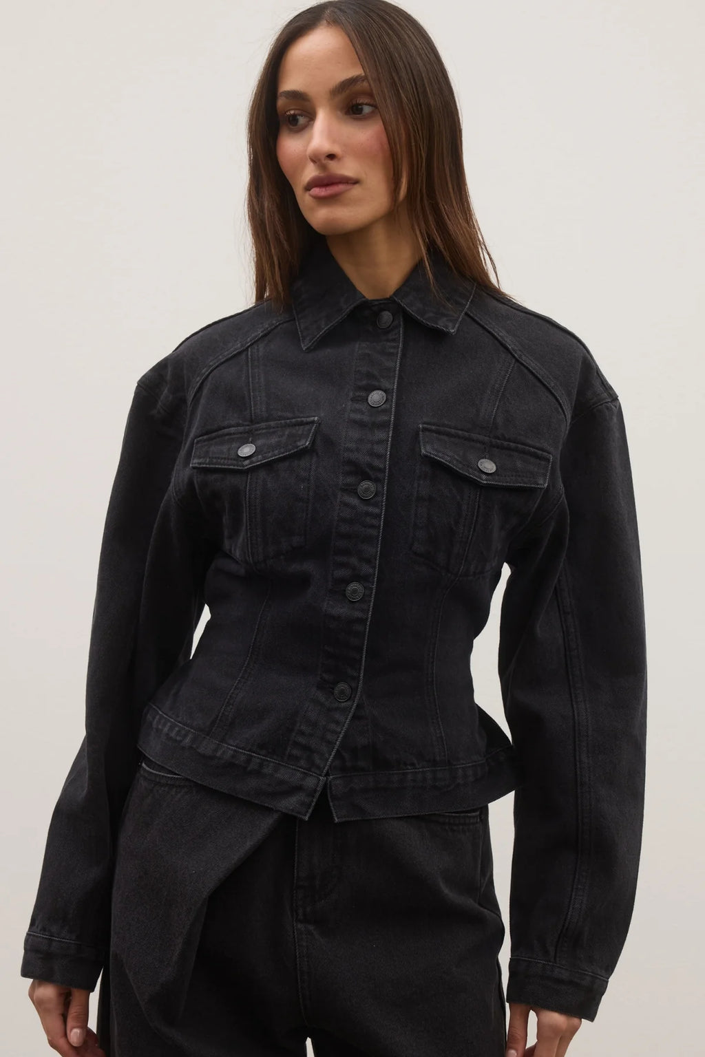 VIOLET DENIM JACKET
