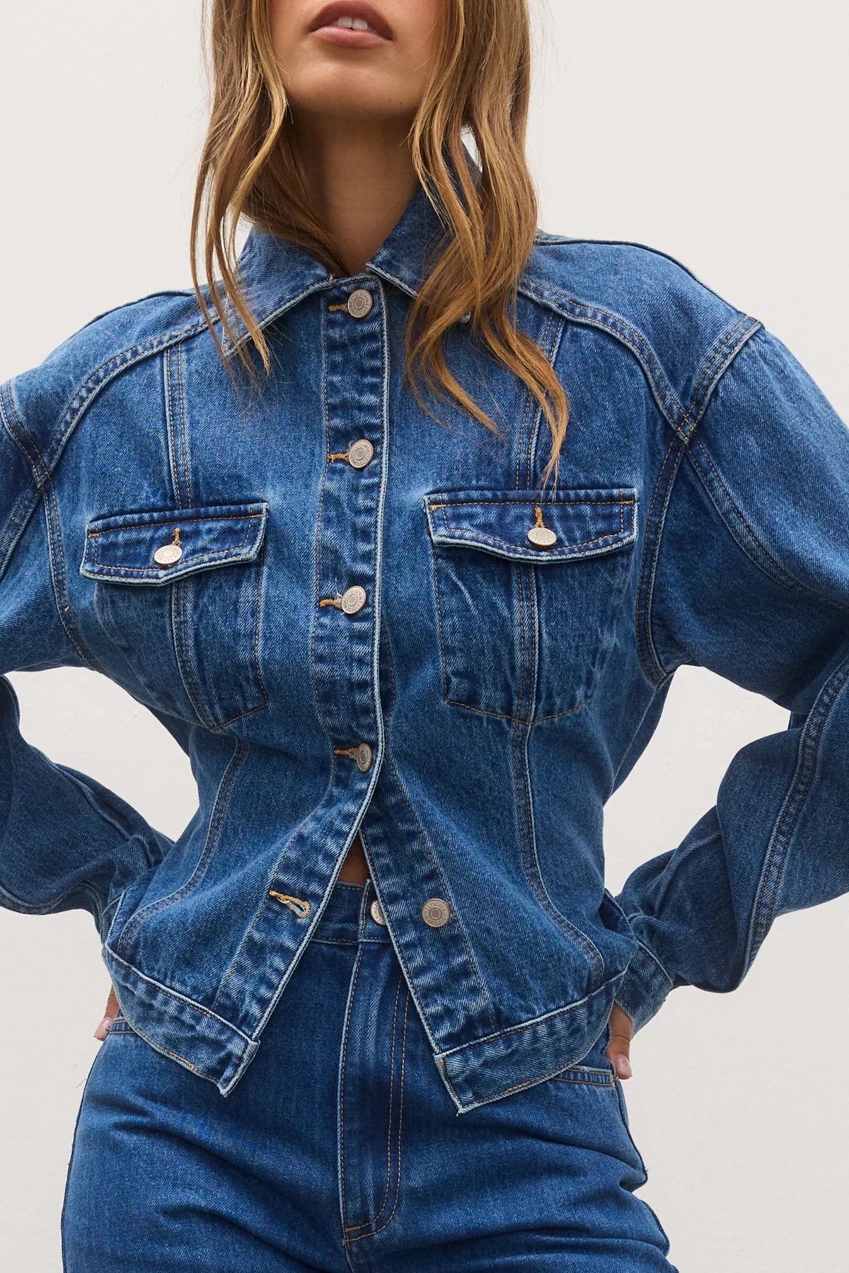 VIOLET DENIM JACKET
