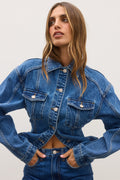 VIOLET DENIM JACKET