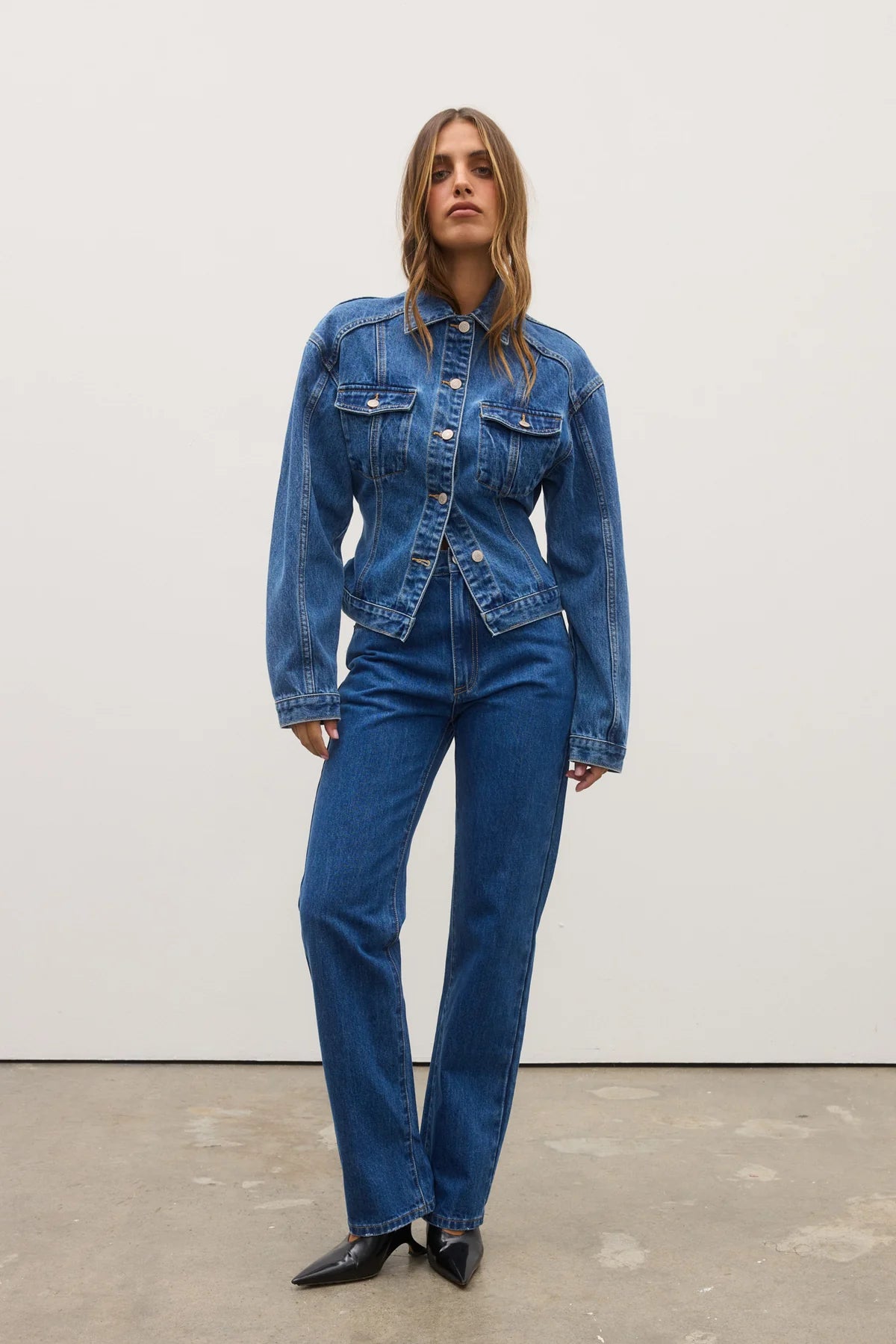 VIOLET DENIM JACKET