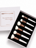ROSE GOLD PREMIUM COLLECTION ONE - 6 PIECE FACE BRUSH SET