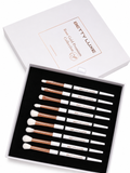 ROSE GOLD PREMIUM COLLECTION TWO- 9 PIECE EYE BRUSH SET