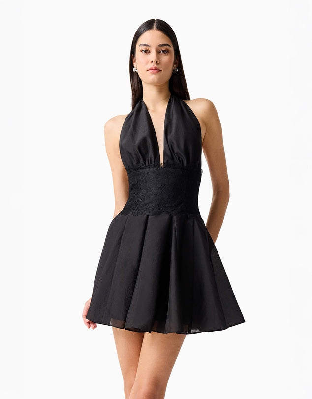 LUCINDA HALTER MINI DRESS