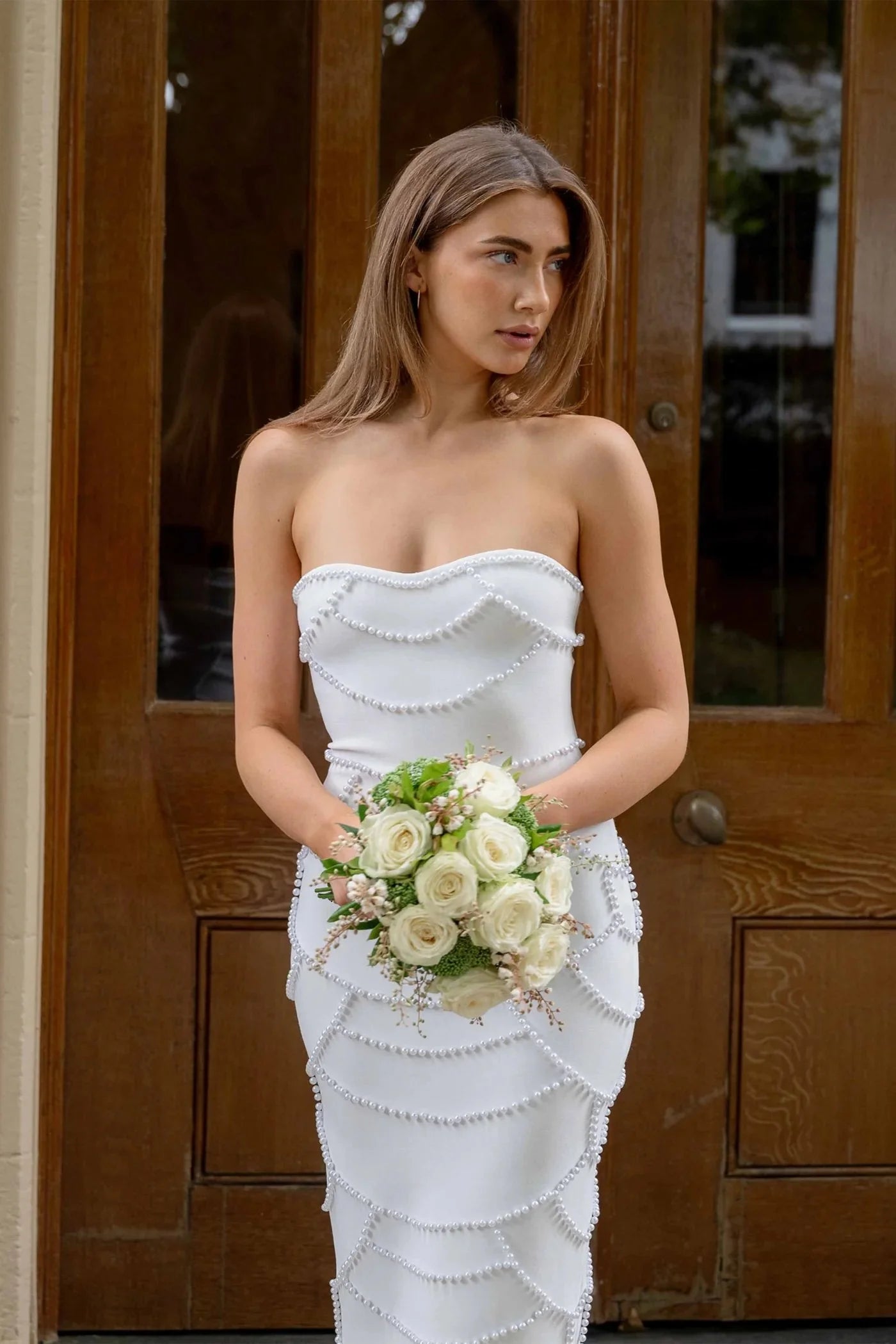 LUCINE STRAPLESS GOWN