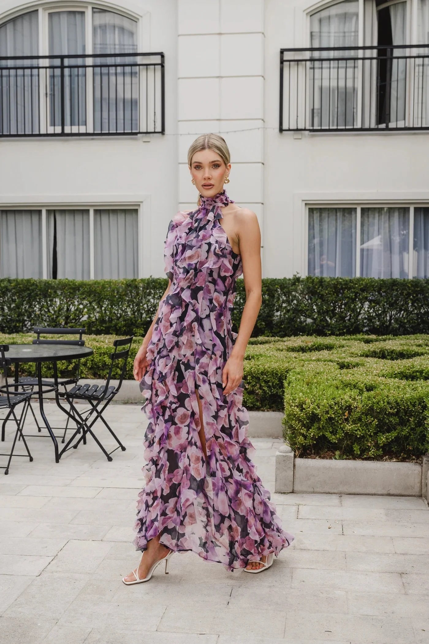 SOLENE HALTER GOWN