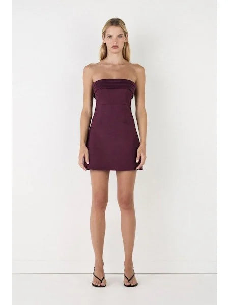 MARTINA TAFFETA MINI DRESS