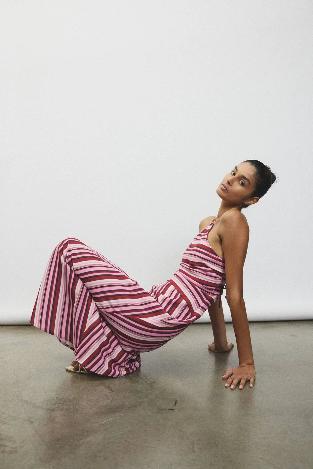 HALTER MAXI DRESS