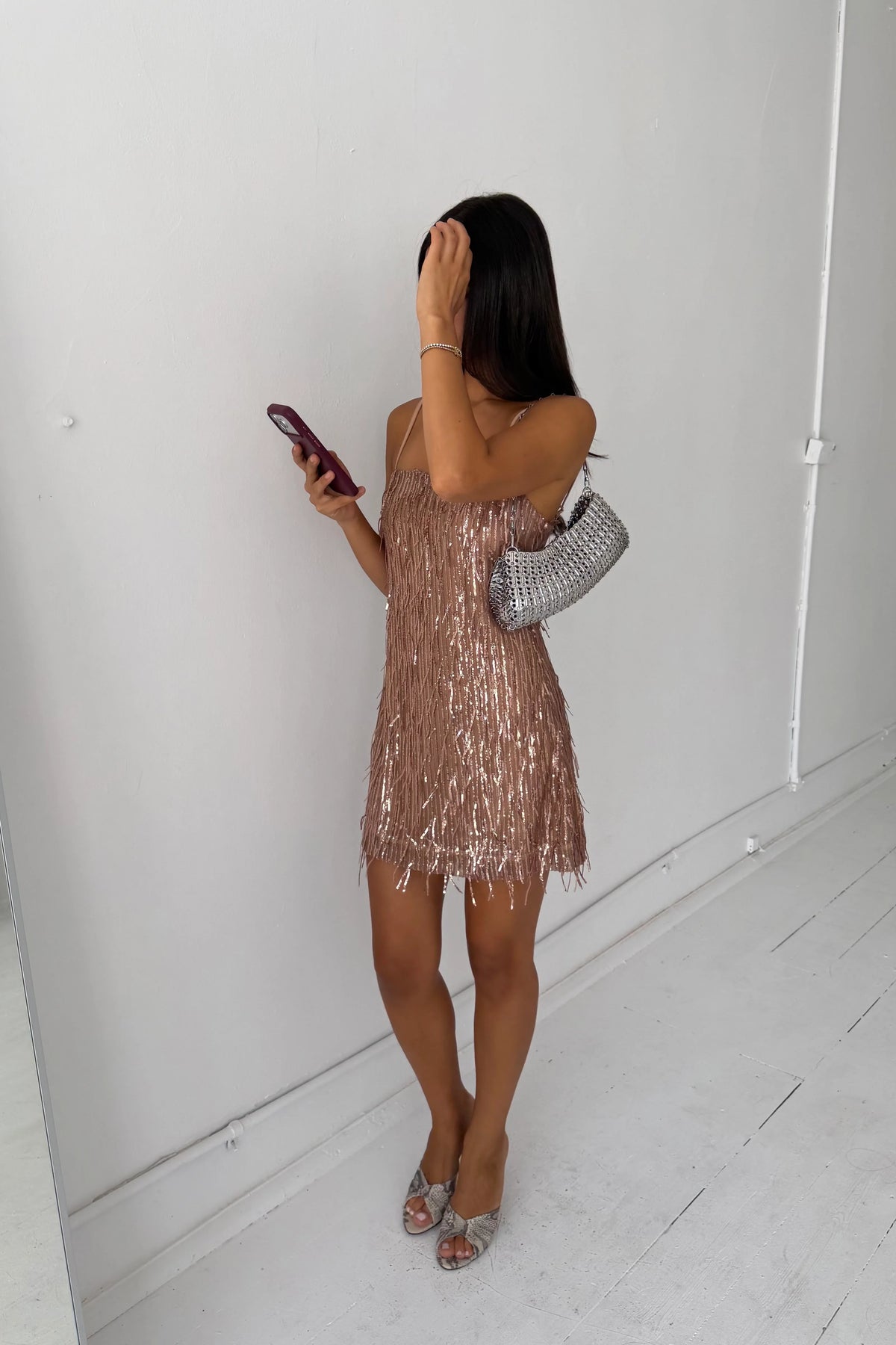 SHIFT MINI DRESS