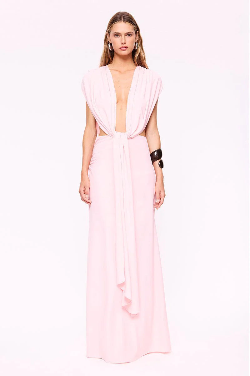 JASMINE CUTOUT DRAPED GOWN