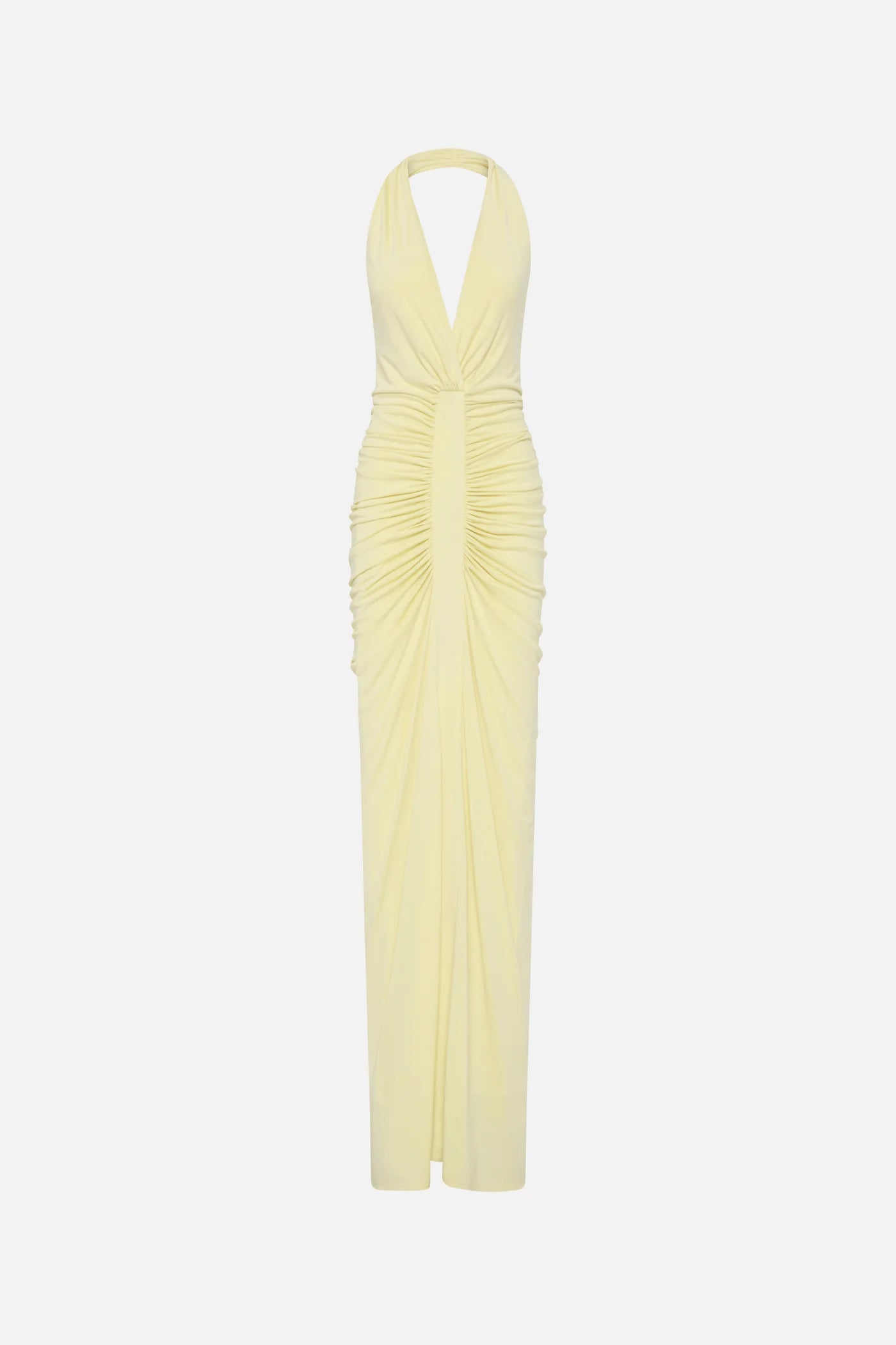 THE VENUS GATHERED CUPRO DRESS