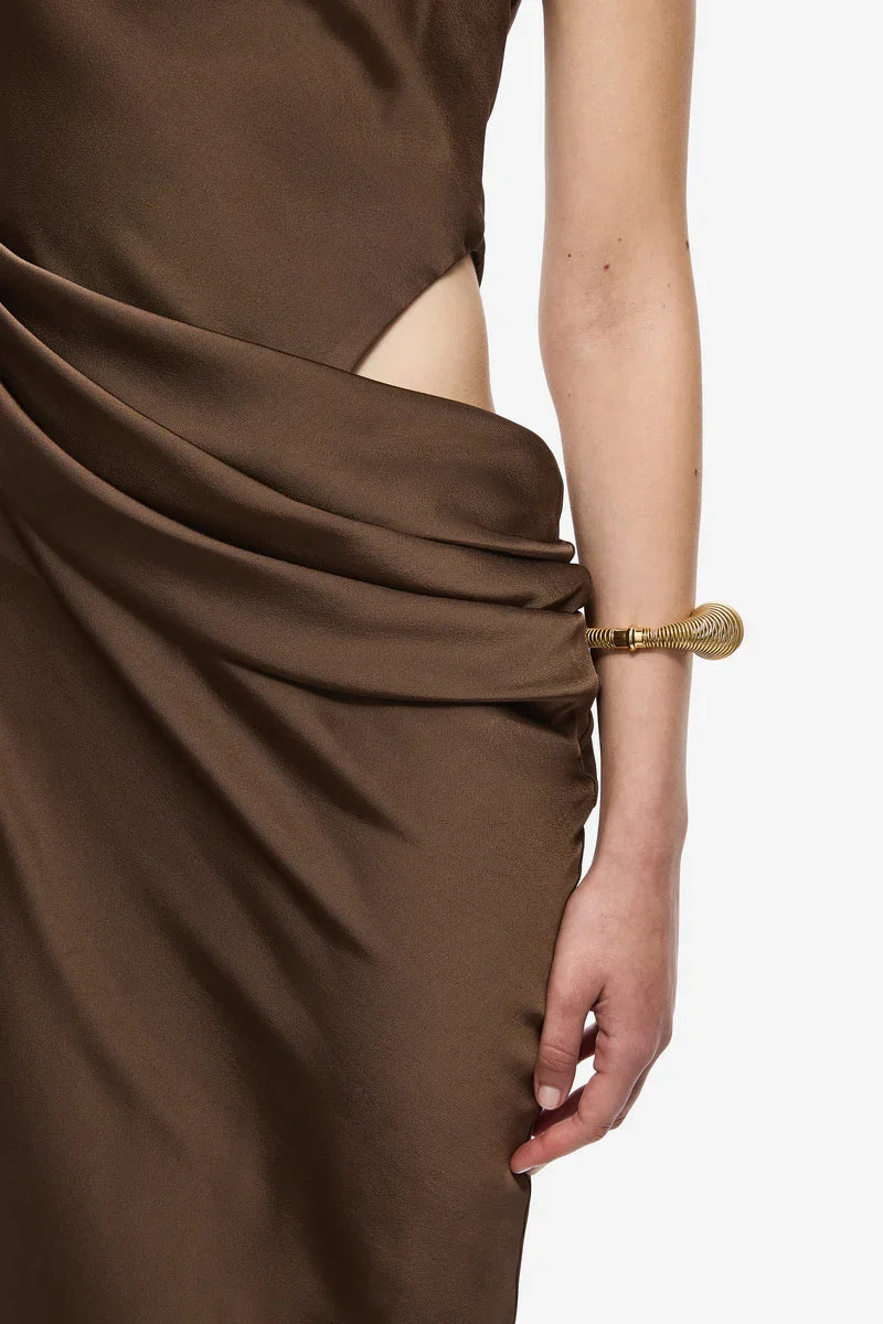 THE ISADORA SATIN DRESS