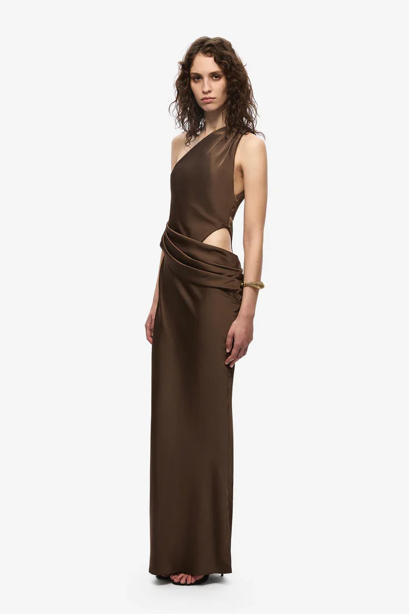 THE ISADORA SATIN DRESS