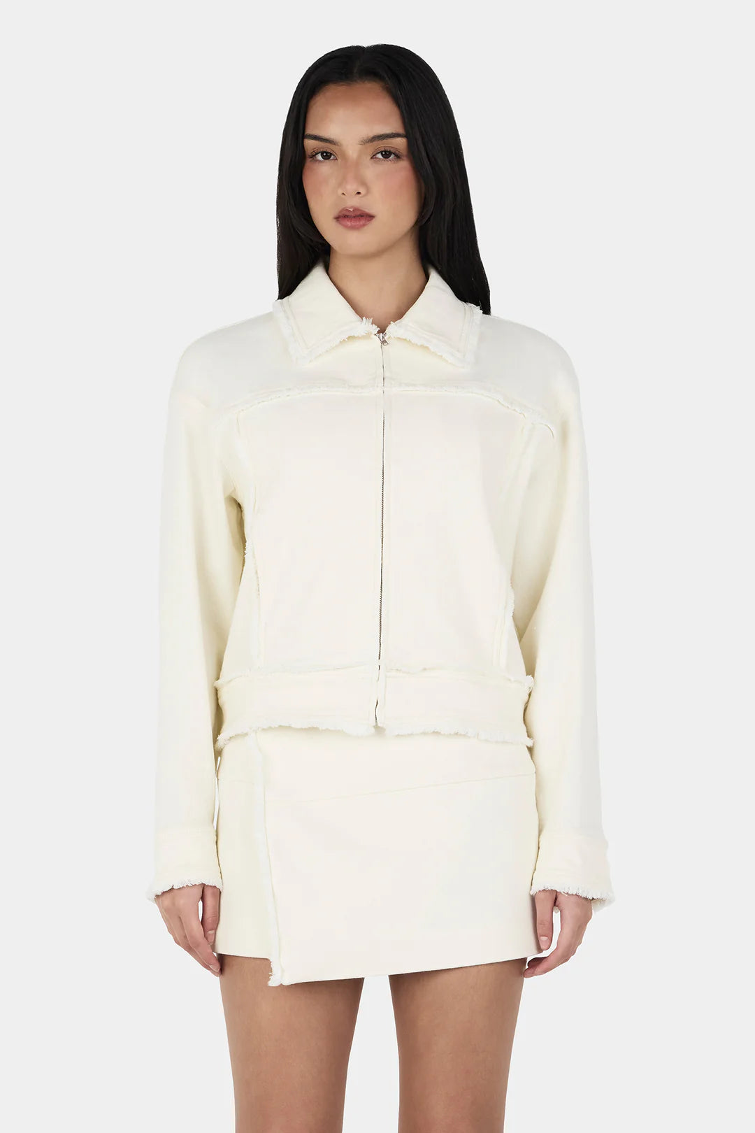 OAKLEY FRAYED BOMBER JACKET