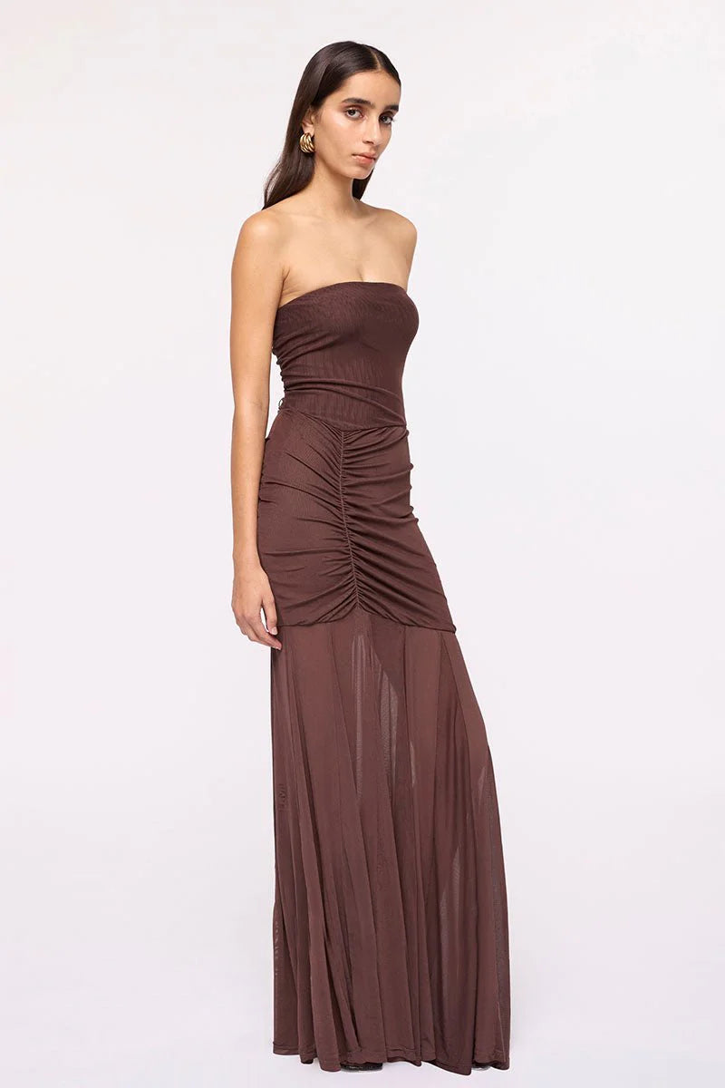 PHOENIX BUSTIER MAXI DRESS