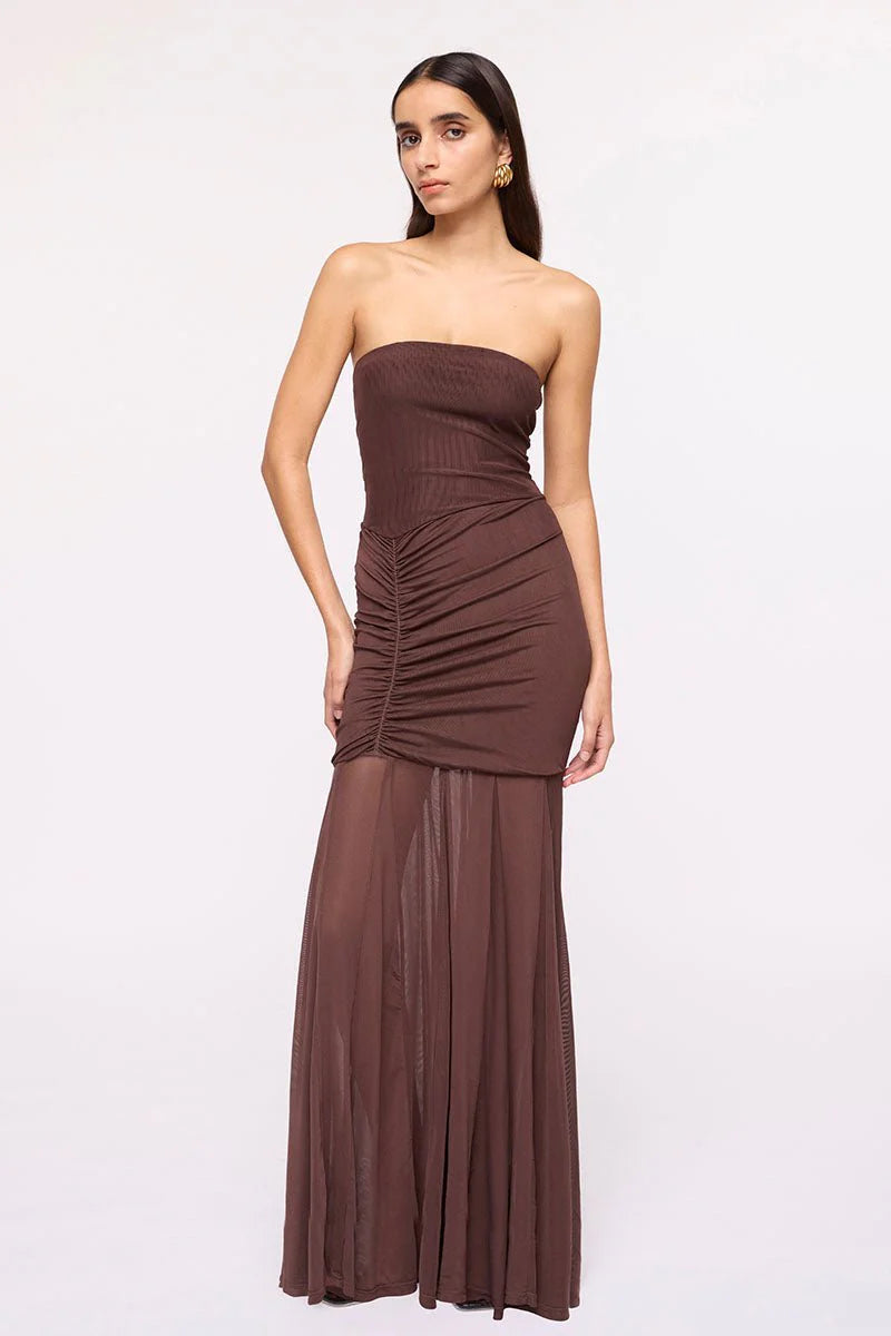 PHOENIX BUSTIER MAXI DRESS