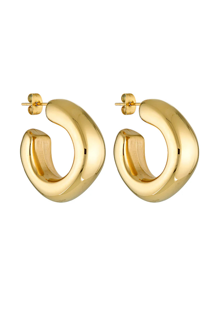 DINA HOOPS - GOLD