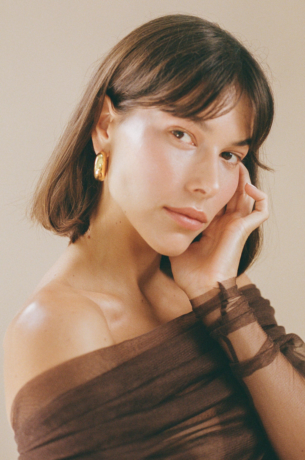 DINA HOOPS - GOLD