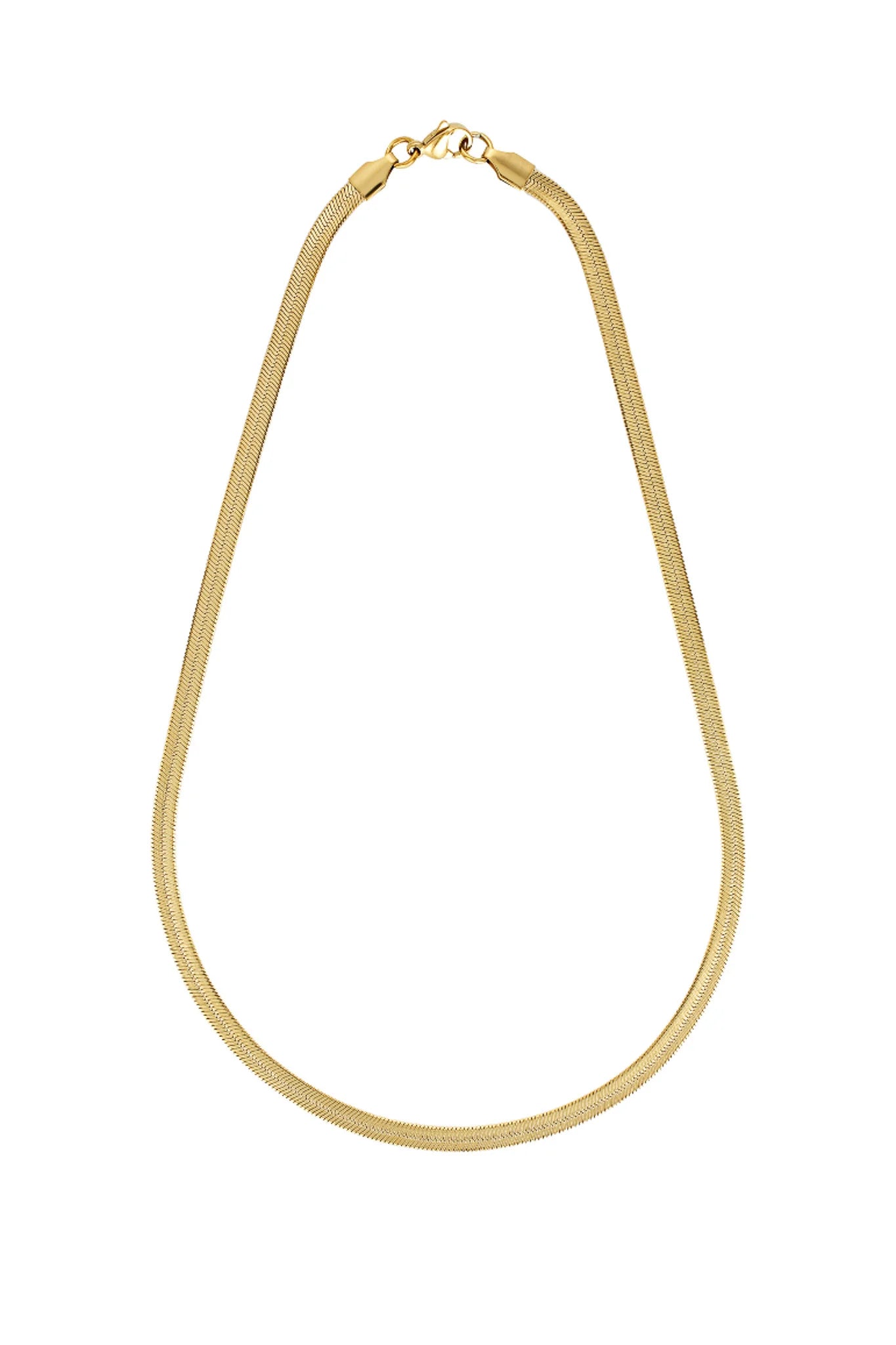 HAILEY SNAKE NECKLACE 45CM - GOLD