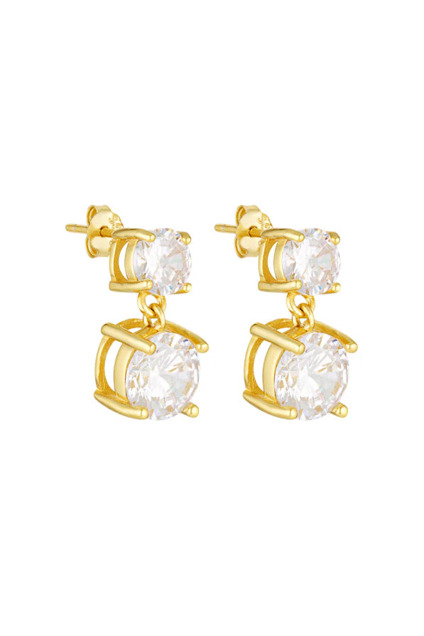 HEIRLOOM DROP STUDS - GOLD
