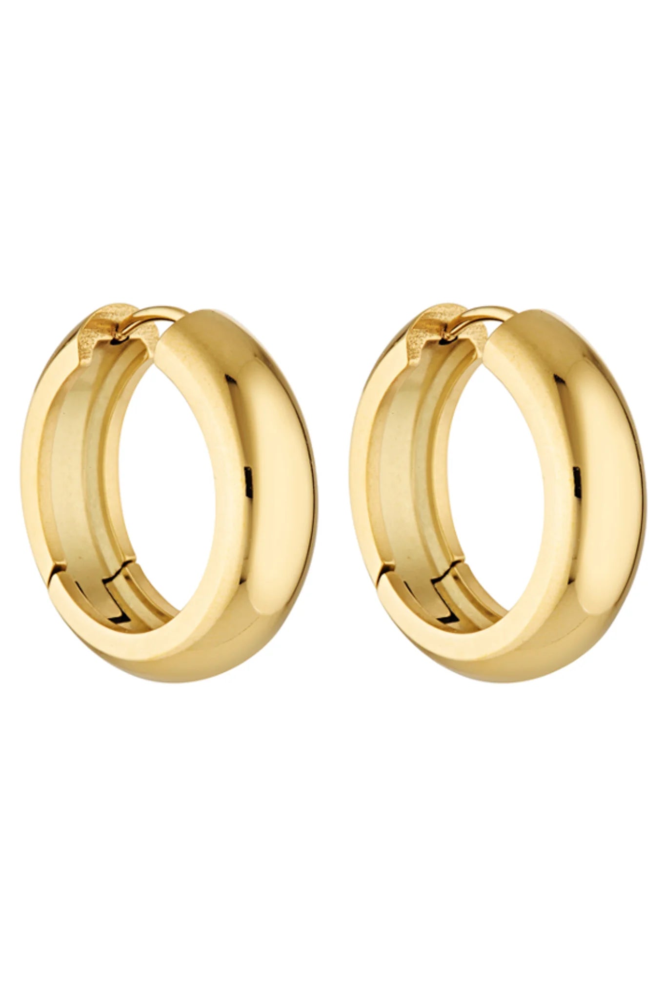 PETITE THICK HUGGIES 25MM- GOLD