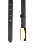 PLATE BELT - NOIR/GOLD