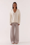 LANE PLUNGE SWEATER