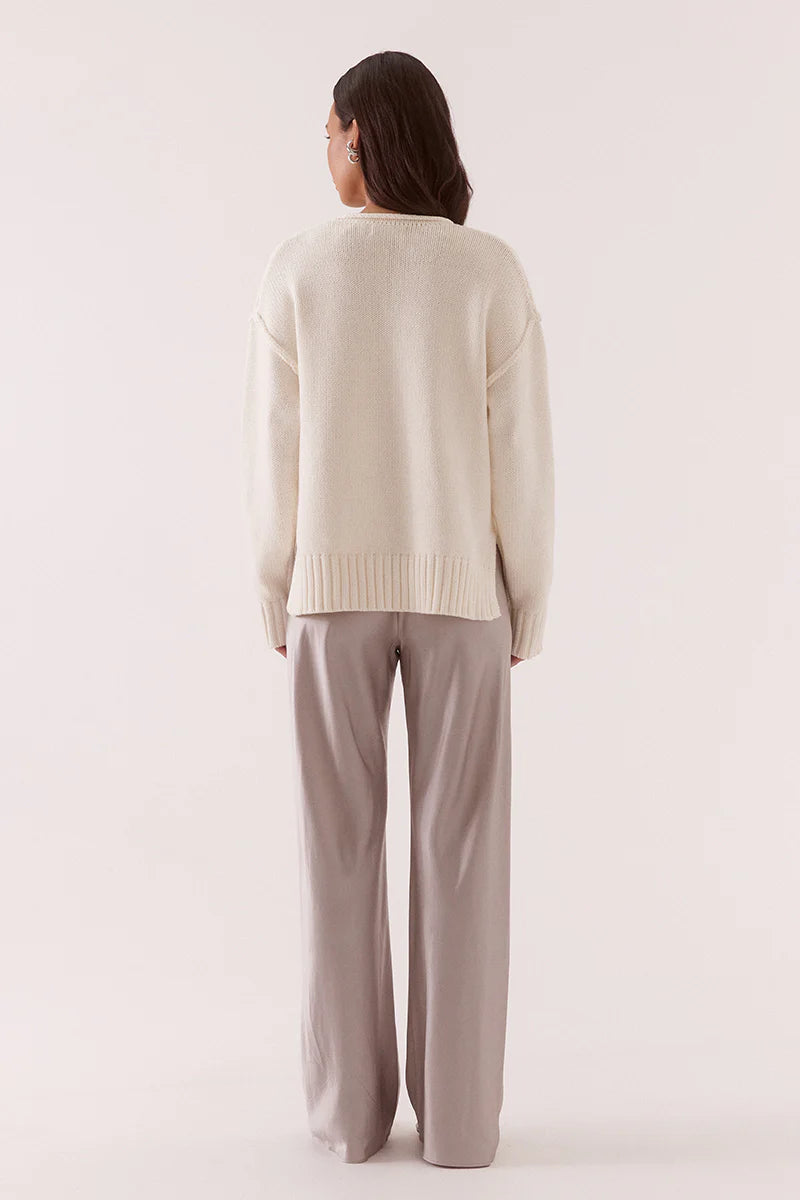 LANE PLUNGE SWEATER