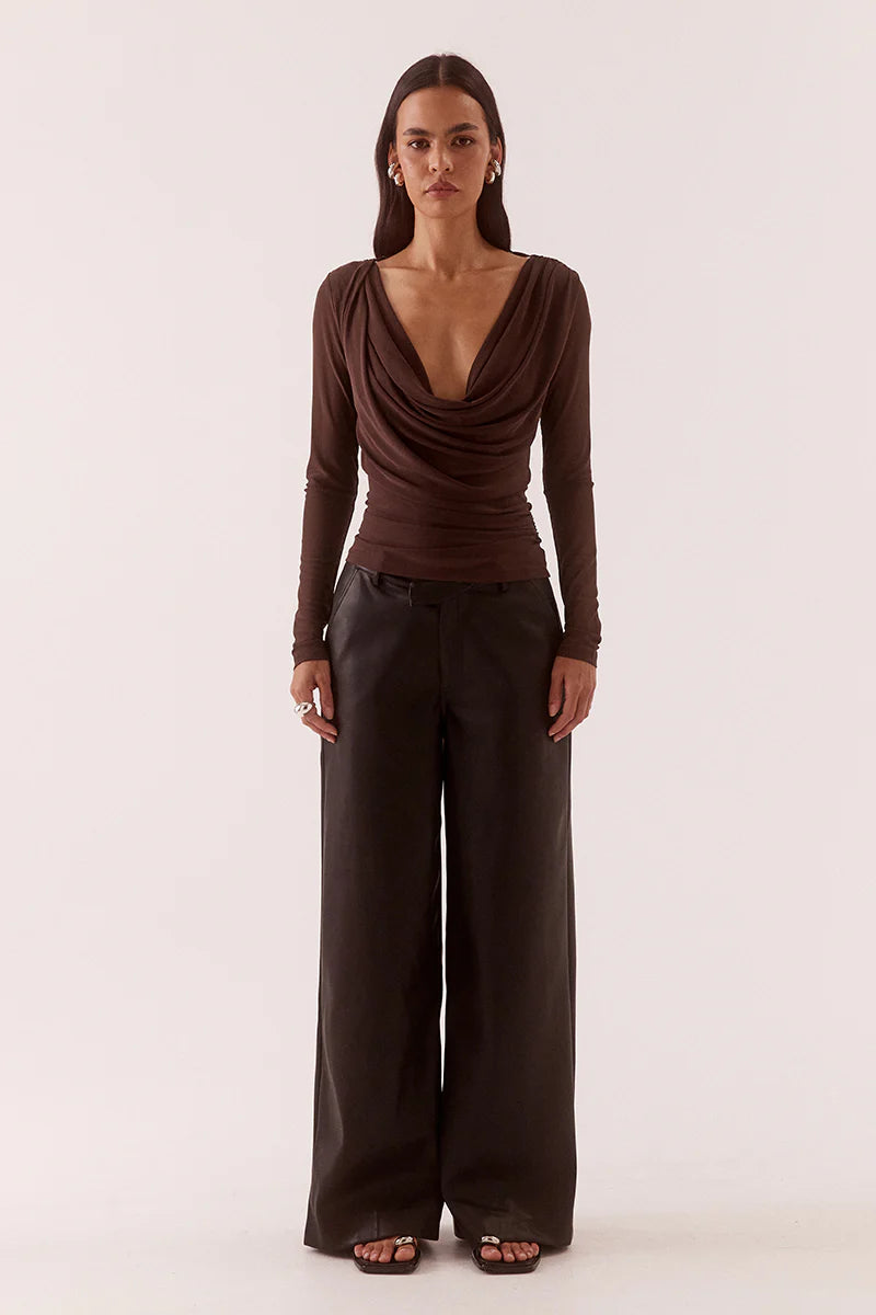 MYRIAD DRAPE TOP