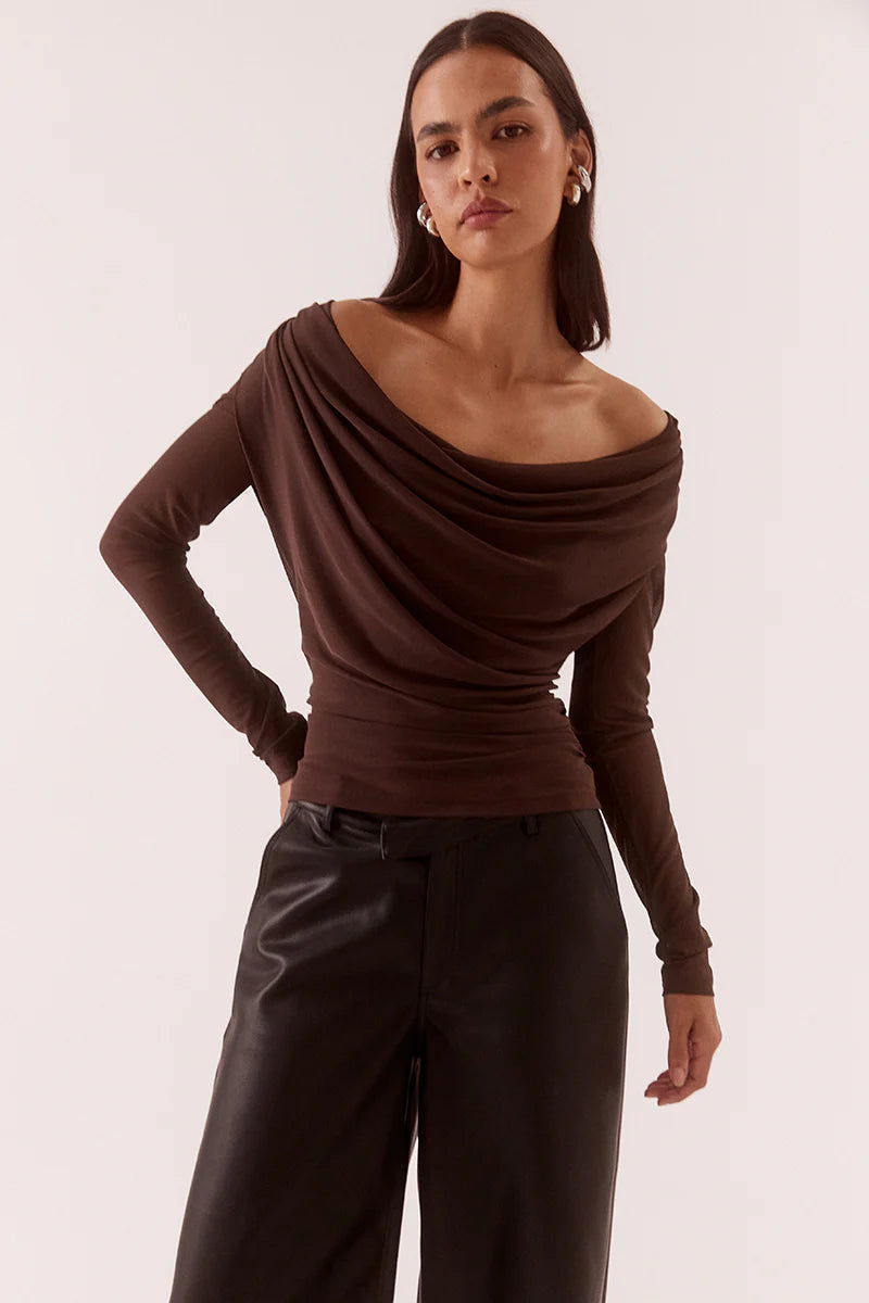 MYRIAD DRAPE TOP