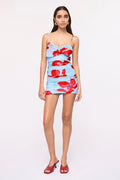 CHLOE FLORAL MESH MINI DRESS