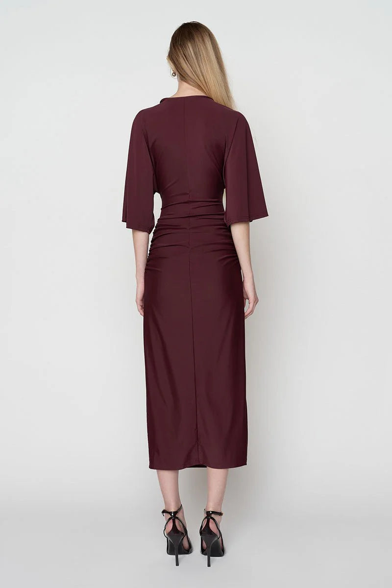 IVY CAPE SLEEVE MAXI DRESS