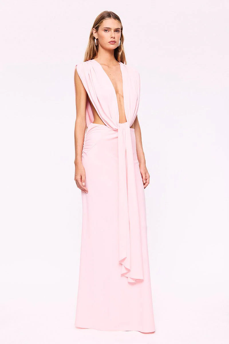 JASMINE CUTOUT DRAPED GOWN