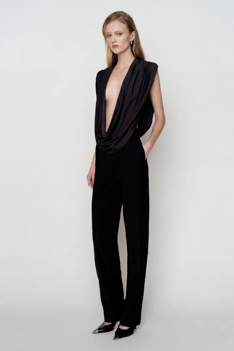 JASMINE SLINKY DRAPE TOP