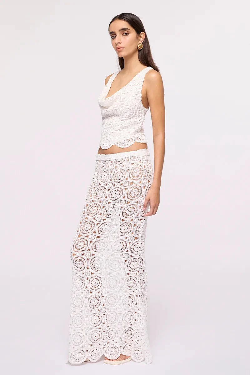 HEATHER CROCHET CROP TOP