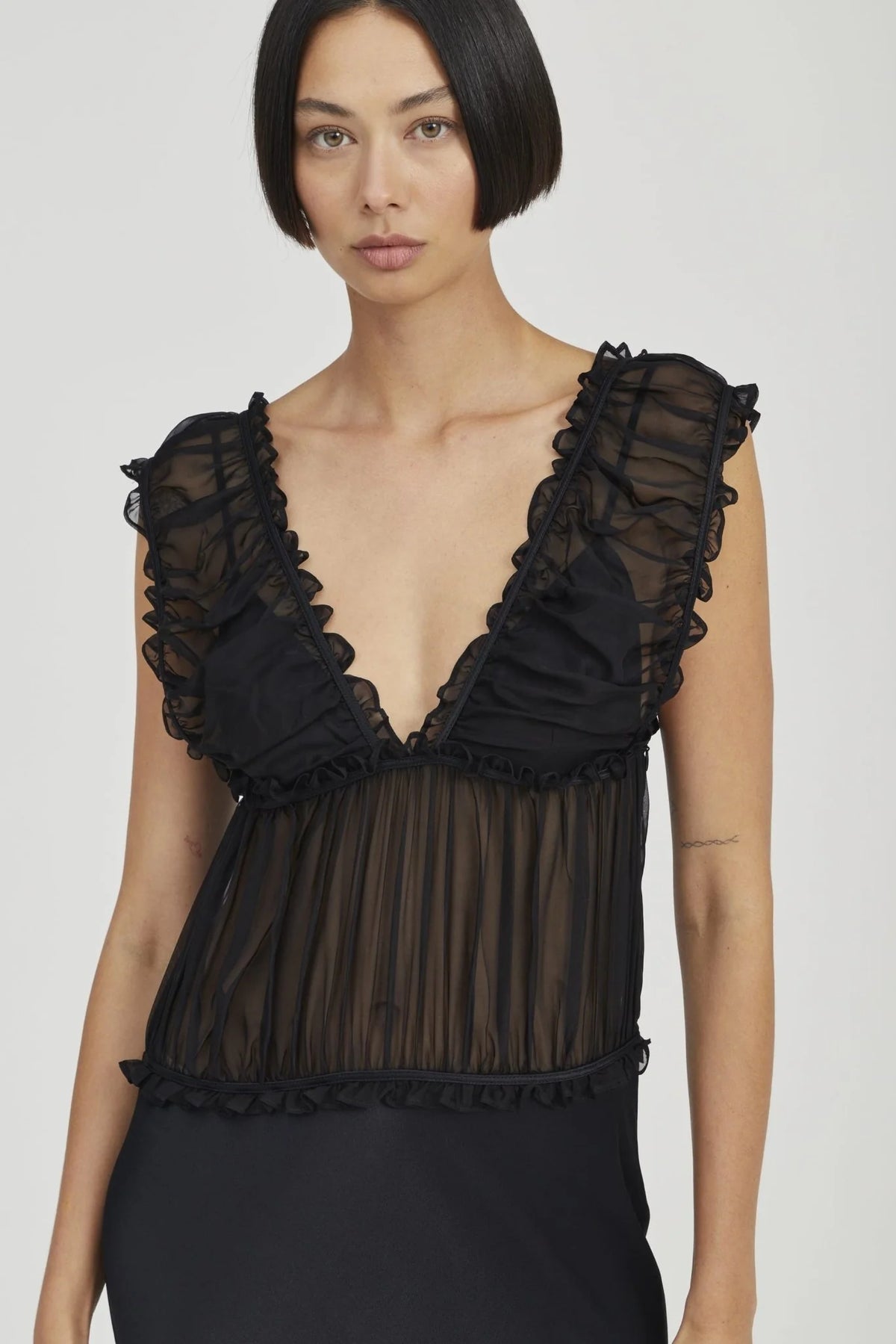 HELD FLOOR LENGTH DRESS