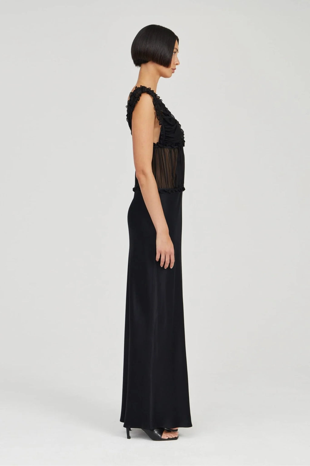 HELD FLOOR LENGTH DRESS