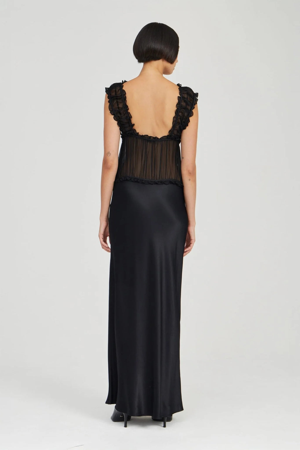 HELD FLOOR LENGTH DRESS