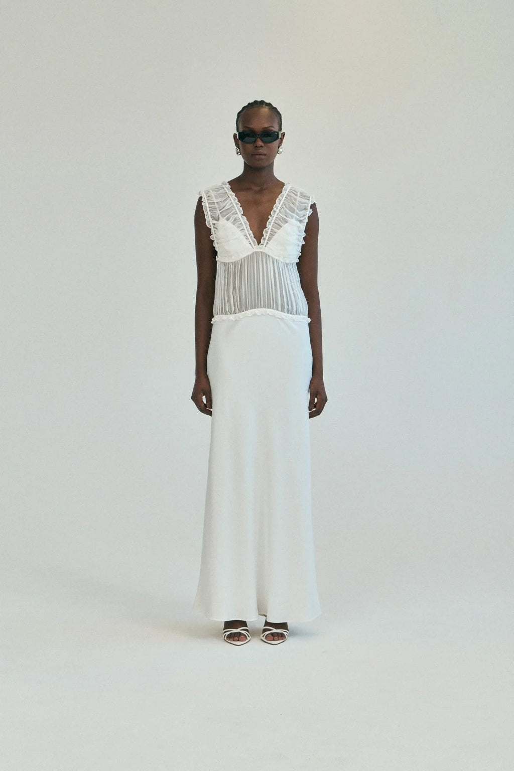 HELD FLOOR LENGTH DRESS