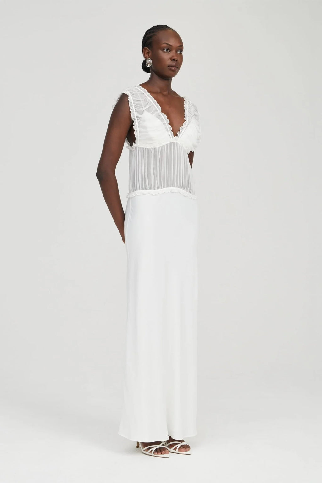HELD FLOOR LENGTH DRESS